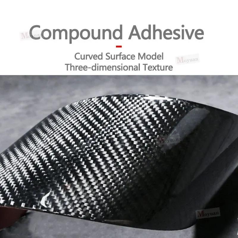 Carbon Fiber For Honda Accord 2014 2015 2016 Accessories Interior Trim Car Engine Start Stop OFF Button Sticker