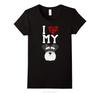 I Love My Dog Schnauzer Animal Lover Best Friend T-Shirt Cotton T Shirt Streetwear Men Unisex O