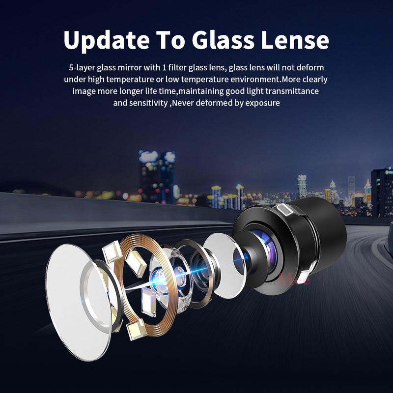 Car Backup CCD Front Rear View Camera 170 Degree Wide Angle Waterproof Without Guide Line Auto Parking Sensor System