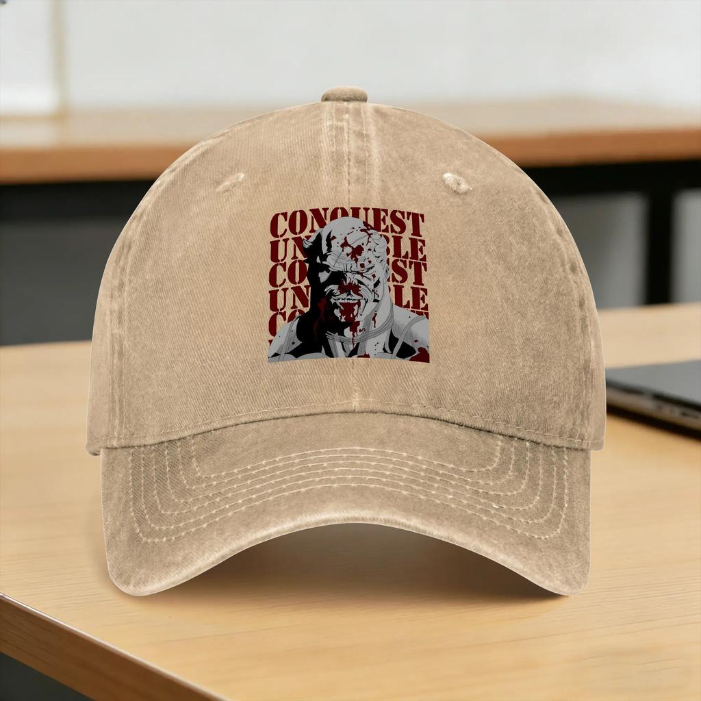 VILTRUM EMPIRE Invincibles Washed Baseball Cap Fashion Sun Trucker Hat Summer Unisex Women Outdoor Gym Snapback Cap