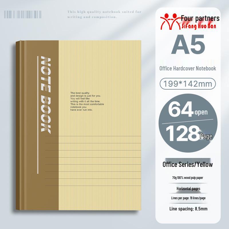 32k Hardcover Business & Student Notebook - Thick, Simple Diary Book