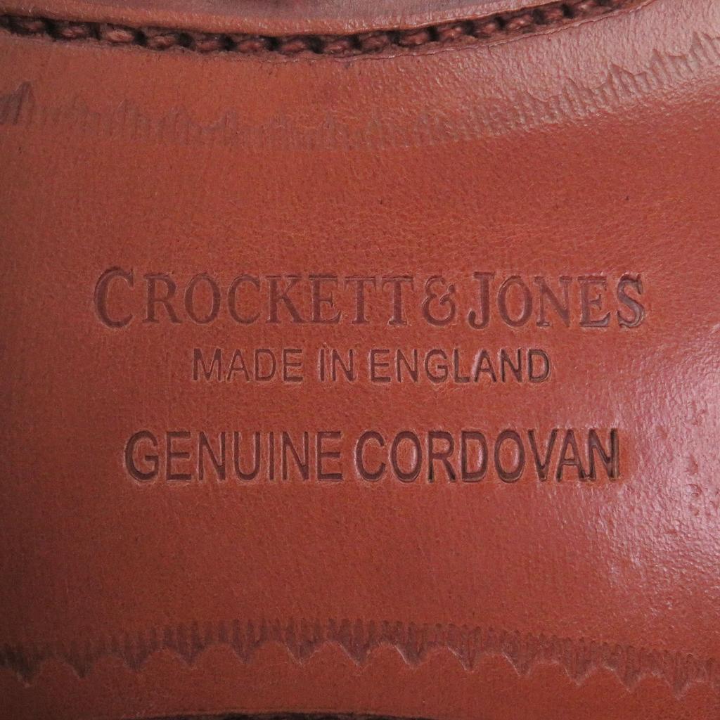 Excellent CROCKETT&JONES loafers HARVARD2 376 Last Coin whiskey cordovan Used