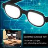 Ochelari Parodie Anime Anti-rupere Luminoși Albi Recuzită Ochelari Cosplay pentru Petrecere