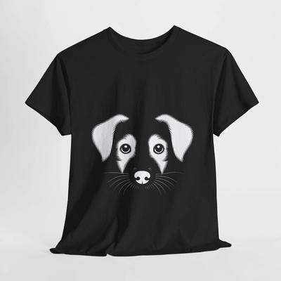 Welpen T-Shirt, Süßes Haustier Tee, Hunde-Liebhaber Unisex, Freizeitkleidung, Tierliebe Shirt