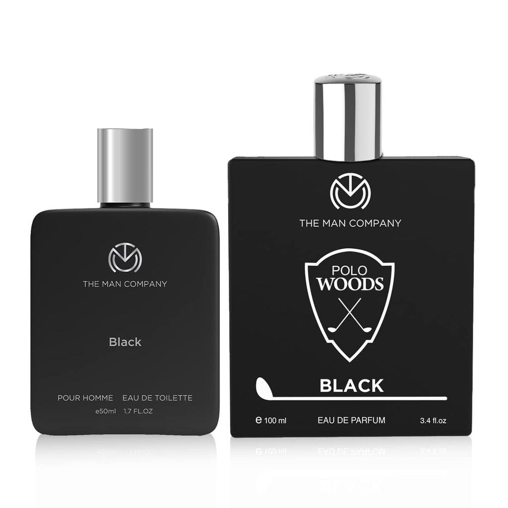 The Man Company Polo Black Perfume for Men | Long Lasting Fragrance | Everyday Use Combo Pack - Set of 2
