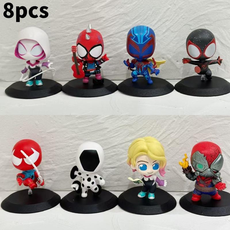 Spider Man Pvc Action Figure Set With Collectible For Marvel Fans