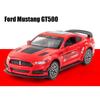 1/32 Ford Mustang GT500 Supercar Alloy Car Model Sound Pull Back Car 4 Open Door Children's Gifts Toy