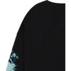 WE11DONE Ss26 Spray Logo Long Sleeve Casual T-Shirt Unisex Tops WD-TS1-26-784-U-BK