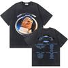 Rapper Rauw Alejandro Cosa Nuestra Vintage Washed T Shirt Men Women Hip Hop Fashion Pop Music Tshirt Mens Oversized Tshirts