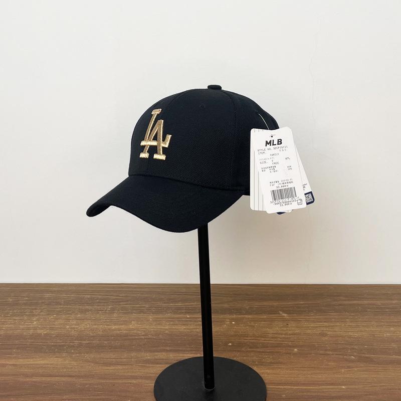Verstellbare NY Yankees & LA Duckbill Baseballkappe mit festem Oberteil und großem Logo für Männer & Frauen