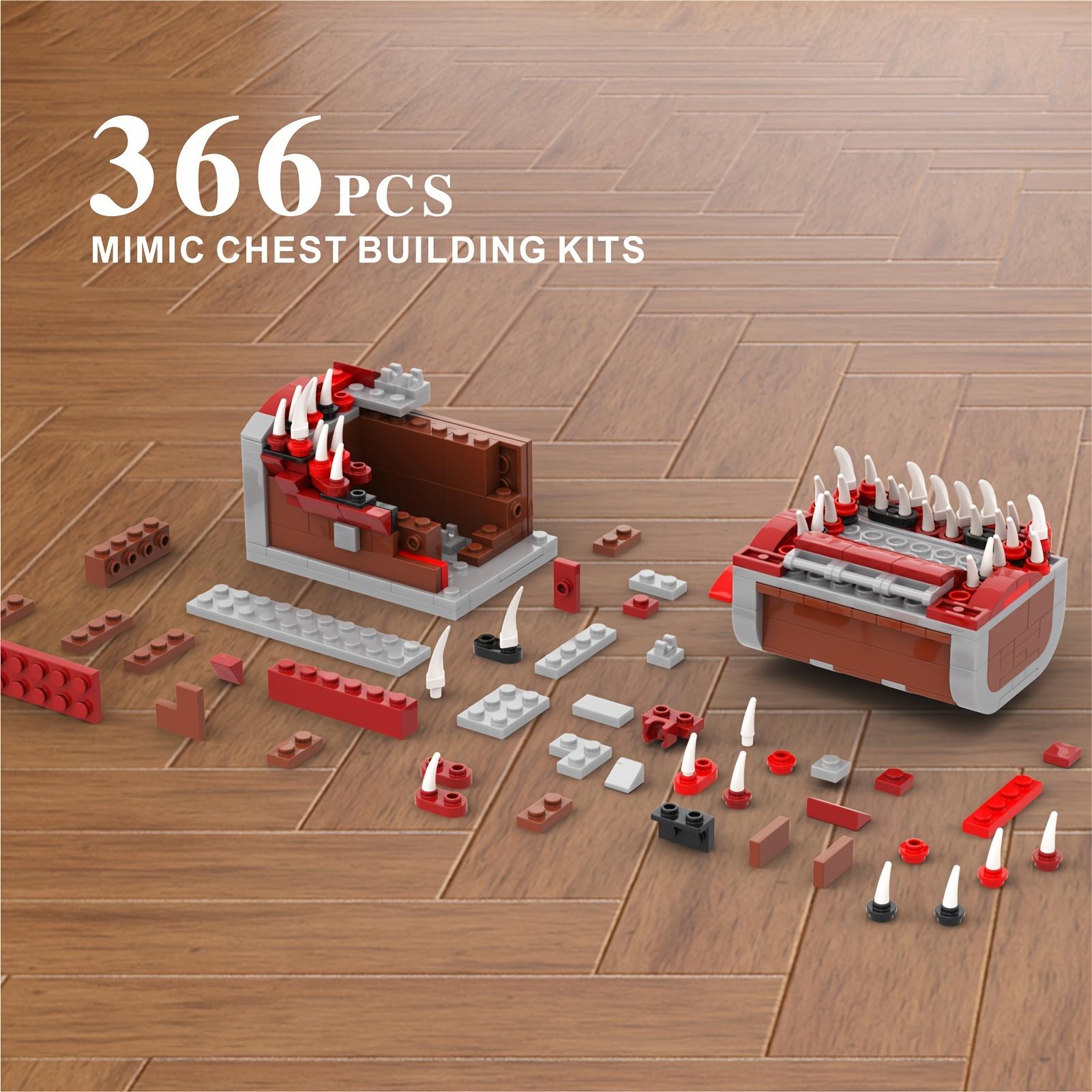 

Creative Treasure Box Monster Model Building Blocks Toy Set Decoration Bricks Toys Kit Educational Toys 366pcs With Gift Box