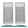 Kirpik Uzatma, 3 Kutu, 5D Hacimli Kirpikler, CD Kıvrım, Kalınlık 0.07mm (0,10 mm), 12 Satır, Demet Başına 5 Kirpik, Doğal Görünüm, Popüler, 3 Tepsi Kısa