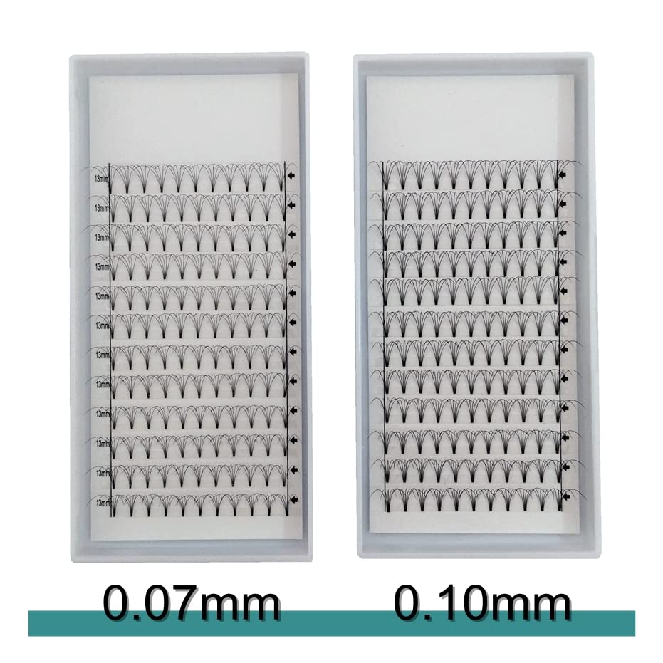 Kirpik Uzatma, 3 Kutu, 5D Hacimli Kirpikler, CD Kıvrım, Kalınlık 0.07mm (0,10 mm), 12 Satır, Demet Başına 5 Kirpik, Doğal Görünüm, Popüler, 3 Tepsi Kısa