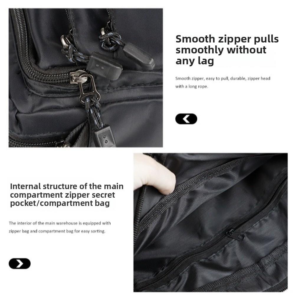 Large Capacity Men Crossbody Bag Lightweight Small Square Bag Business Shoulder Bag  Travel