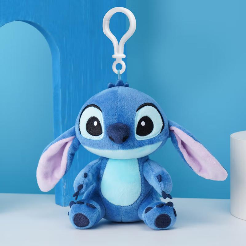 Toy Story Stitch Kawaii Plush Doll Cartoon Stuffed Anime Keychain School bag Pendant Strap Toys Car Keyring Birthday Gift
