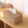 Hand - Knitted Tissue Box, Vintage Tissue Dispenser, Bohemian - Style Tissue Box. Suitable for Both Home and Office Use.