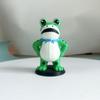 Funny Portland Protest Frogs Statue Desktop Ornament Protest Resist No Kings Cute Frog Figurines Home Office Decor Gifts