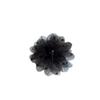 Fabric Lapel Pins Chiffon Feather Mesh Beads Pin Retro Large Flower Brooches