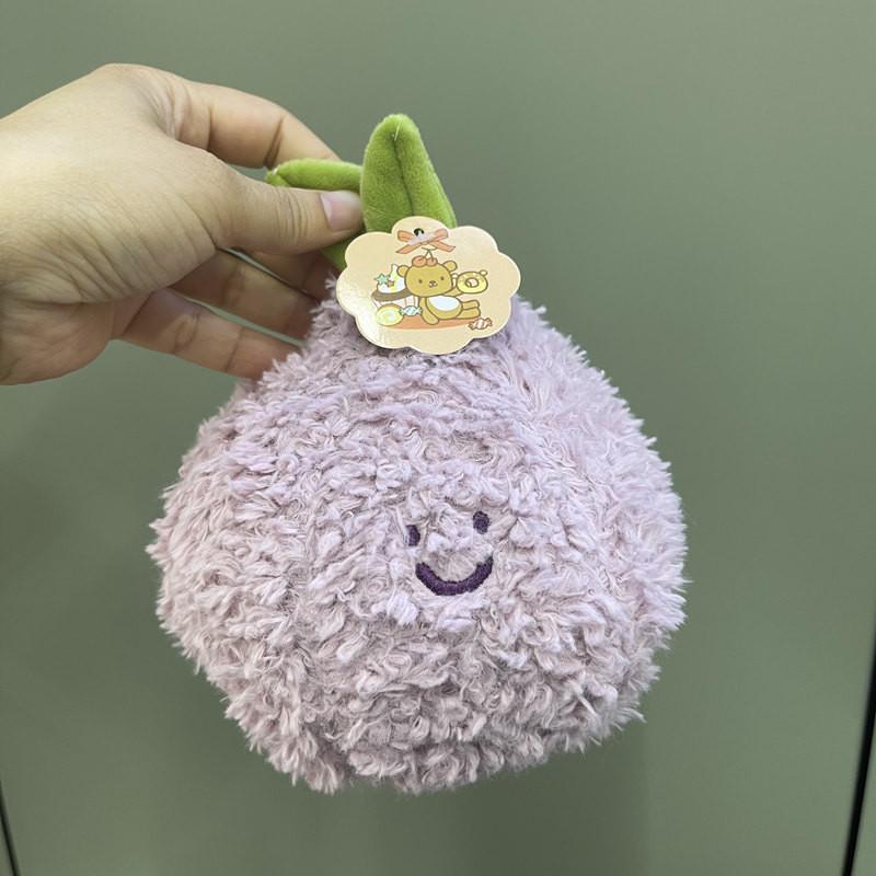 Soft Fruit Realistic Veggie Plushies Coral Fleece Stuffed Playroom Decor Gift