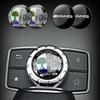 29mm Auto Mittelkonsole Multimedia Knopf Abdeckung Zierknopf Aufkleber für Mercedes Benz AMG GLC C CLA GLA W205 W211 W213 W212 W204