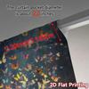 2pcs, 2D FLAT PRINTING Curtains (Without Rod) Butterfly Tales Light Filtering Chic Curtains Polyester Curtains Decorations