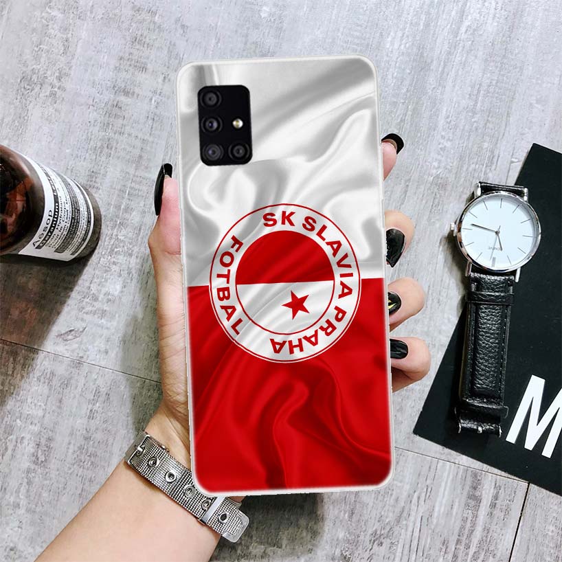 

Чохол для телефону Sk Slavia Praha Czech Republic для Samsung Galaxy A52 A53 A12 A13 A22 A23 A32 A33 A72 A73 A42 A02S A03S 5G A50S Cover Samsung A50S
