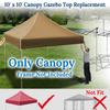 3x3 Meter Folding Tent Canopy - Thick Polyester Fabric, Sun Shade