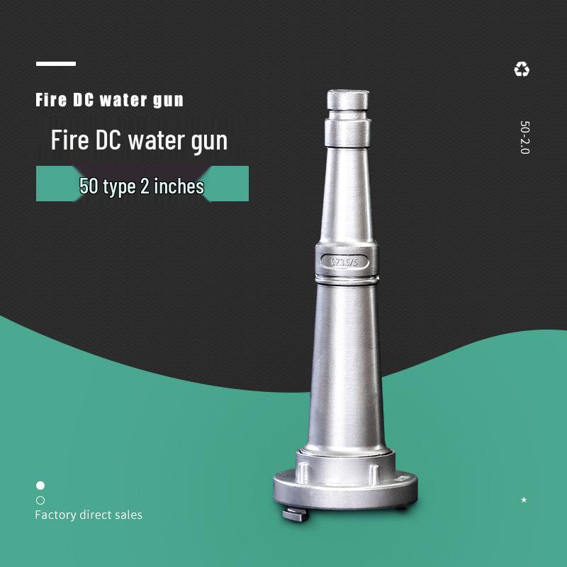 2.5-Inch Straight Stream Fire Hose Nozzle with Buckle, Agricultural Sprinkler, and Water Pipe Connector Switch