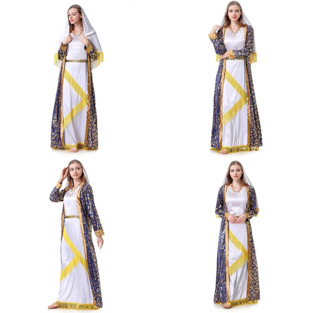 Halloween Dubai Costume Dress Polyester Fabric With Fantasy Theme For Women