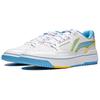 Li-Ning Comfortable Casual Non-Slip Wear-Resistant Low-Top Skate Shoes Unisex Sneakers White Blue ABCU001-4