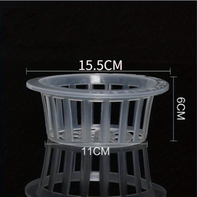 5 ცალი პლასტმასის ბადის ქოთნები ბადე კლონირების კალათა ჰიდროპონიკური აკვარიუმის ჩასმა მცენარეების ზრდის ყვავილების ქოთნის უჯრა ბაღის მასალები