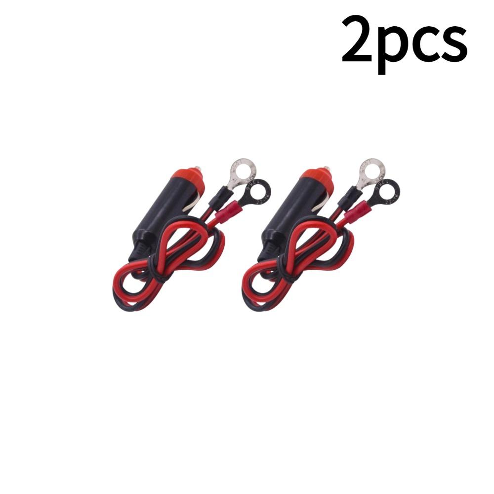 1/2/3/4/5/6/8/10PCS 12V Car Power Supply Inverter Wire Convenient Male Plug Car Cigarette Lighter Plug Cable Socket 50cm Long
