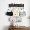 IELGY Large-Capacity Diamond Chain Bag All-Match Small Square Bag Can Be One Shoulder Can Cross-Body