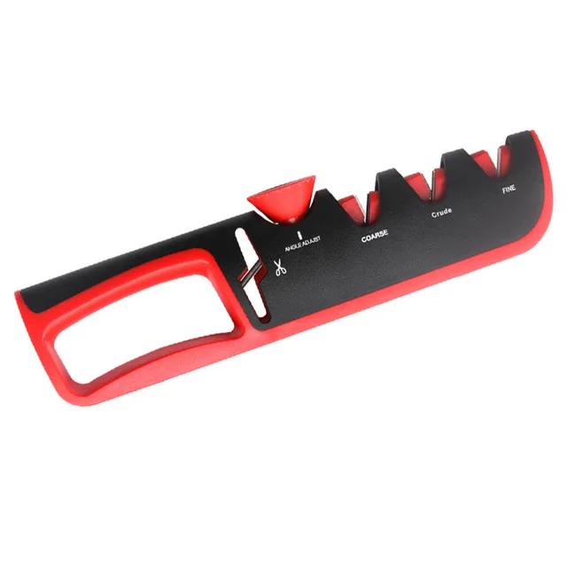 Knife Sharpener Professional 4 In 1 Kitchen Knives Grinder Scissors Sharpening Stone Whetstone Angle Adjustable Sharpener
