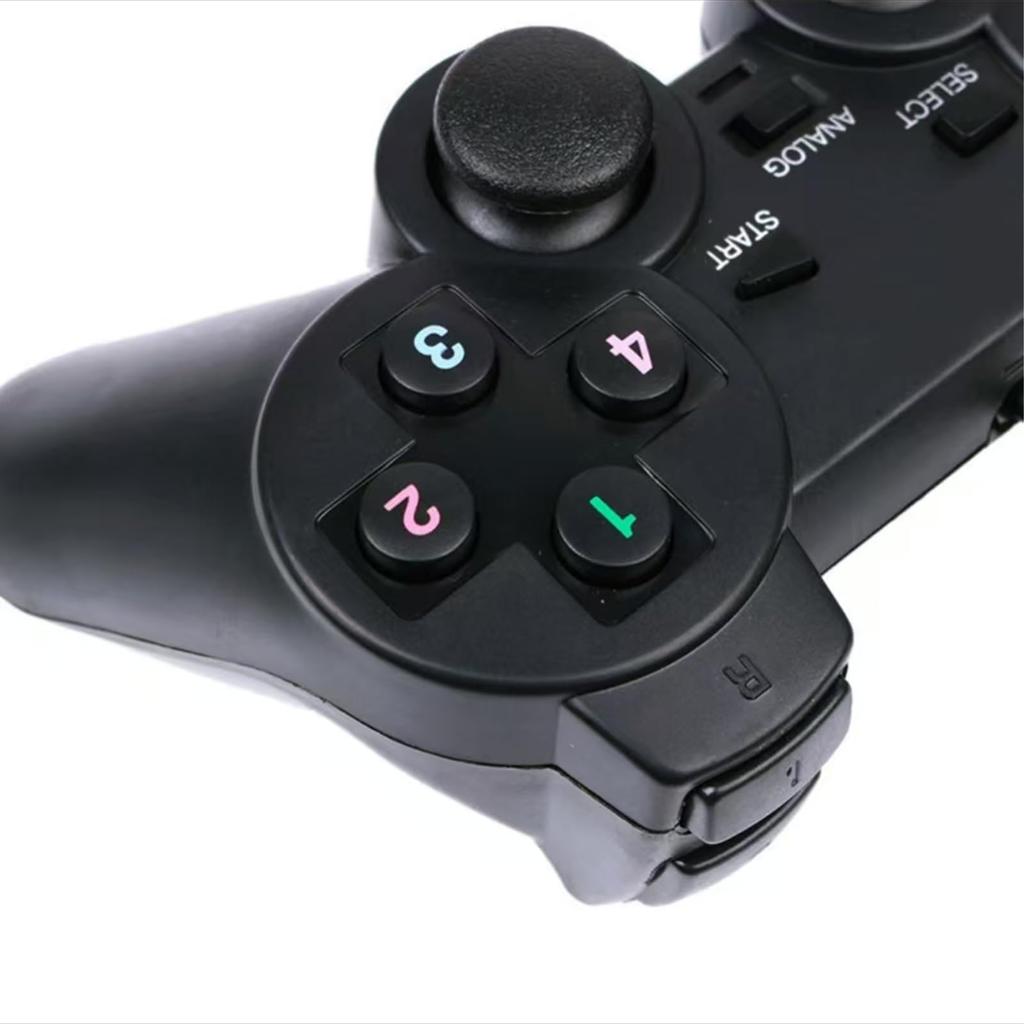 Gamepad cu fir pentru jocuri PC, Aspect similar PS, Compatibil cu Windows XP7810, cu stick-uri Hall Effect rezistente la drift, butoane spate, foc rapid și