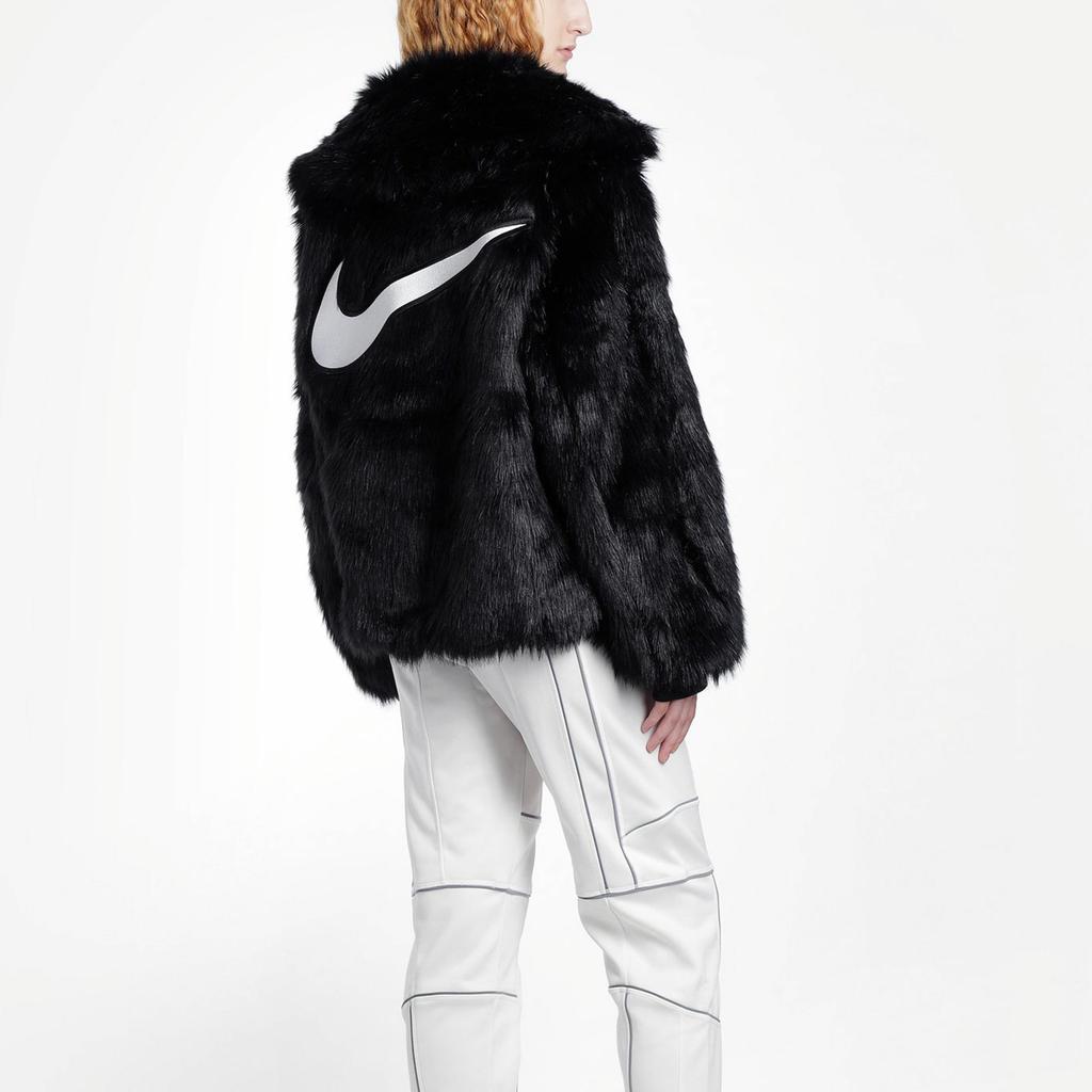 Nike X Ambush Womens Reversible Faux Fur Coat AQ9225-010