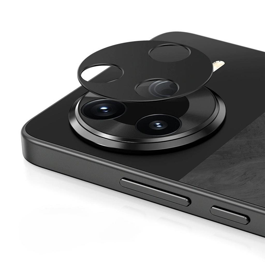 KALEBOL KLB-LPC005 For Xiaomi Poco F7 Pro 5G Hollow Lens Protector Aluminum Alloy Phone Camera Bezel Cover