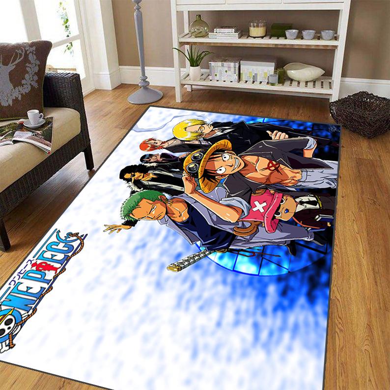 Japanese Anime Carpet for Living Room,Soft Flannel Rug for Bedroom ,Anti-Slip  BATHROOM Mat,  Baby Play Mat,large Aircraft Rug