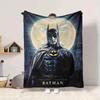 1pc Batman Flannel Throw Blanket - HD Printed Lightweight Soft Warm All-Season Blanket for Sofa, Bed, Travel, Camping 064