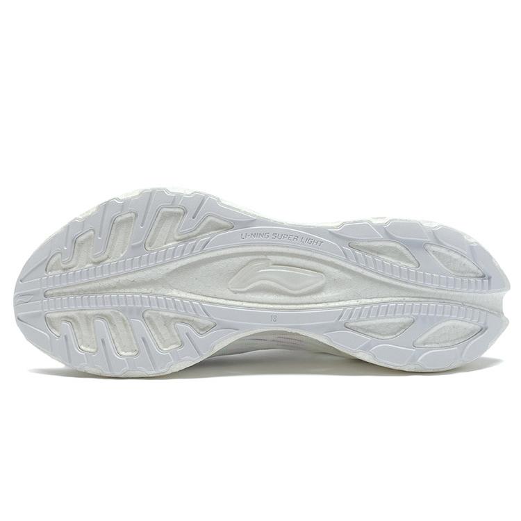 Li Ning Super Light 18 Comfortable Cushioning Breathable Slip Resistant Low Top Running Shoes Women's Standard White ARMR008-3