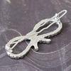 Fashion Women Girls Crystal Rhinestone Butterfly Barrette Hair Clip Hairpin Gift