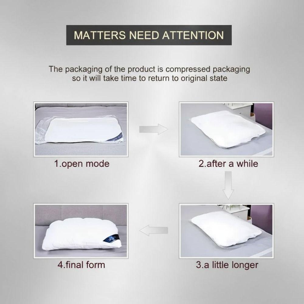 Soft Cervical Pillow 48 × 74cm Pillow Inner New Pillow Insert  Star Hotel