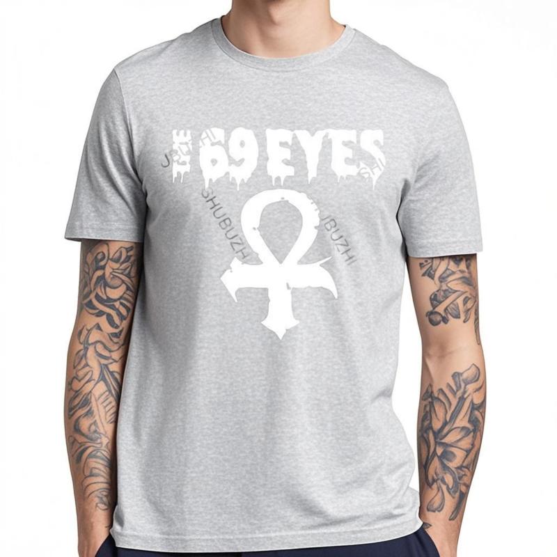 Men Cotton Teeshirt Summer Casual T-Shirt Brand Clothing 69 EYES Vintage T-shirt Top Gift Male Classic T-shirt T-SHIRT Basic Tee