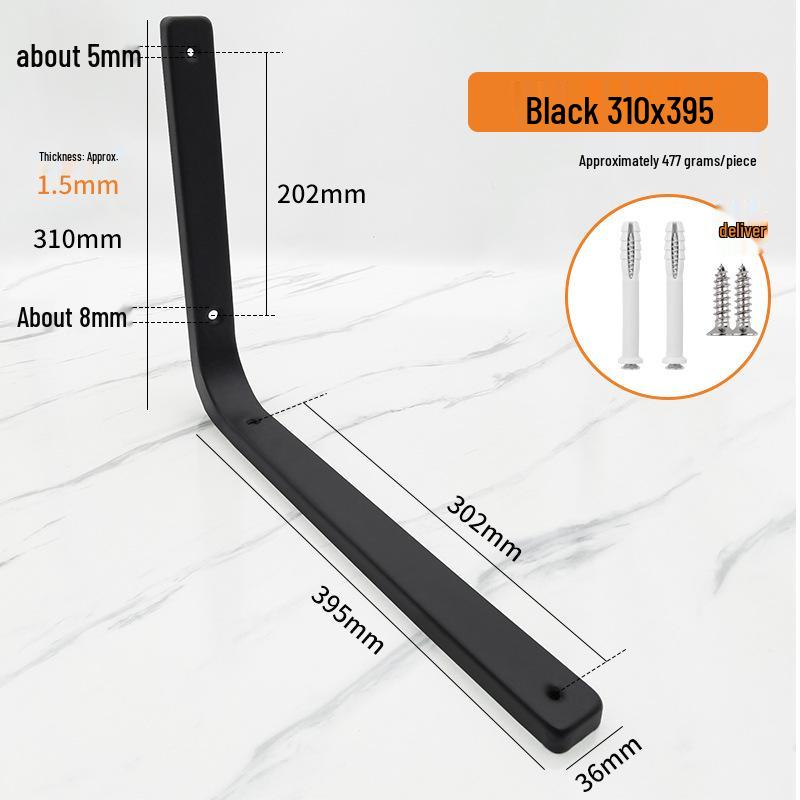 Изогнутый треугольный настенный кронштейн из нержавеющей стали