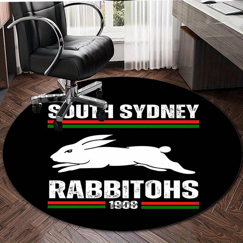 1pc Football Team (16) Design Printed Area Round Carpet for Bedroom Living Room Home Decor Rugs Mat Non Slip Mat Rug for Bedside