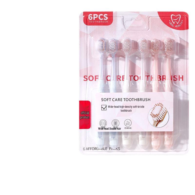 Adult Soft Bristle Mountain Toothbrush Family Pack for Home Use