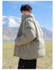 Men's 2025 Lambswool Cotton Padded Jacket - Velvet-Lined, Thick Stand Collar, Winter Warmth & Cold Protection