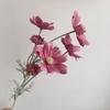 Künstliche Cosmeenblüten 6 Köpfe Kunstseiden-Cosmeen mit Stiel Falscher Wildblumenstrauß für Vase Hochzeitsparty Frühling Sommer Heimdekoration