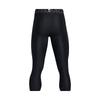 Under Armour HeatGear Vanish Letter Wszechstronne Dopasowane Legginsy Treningowe Fitness Trzy Czwarte Męskie Legginsy Czarne 1361588-002