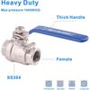1/2" 3/4" 1" 1/4" 3/8 Full Port Ball Valve 2P Female Valve New Threaded Ball Valve